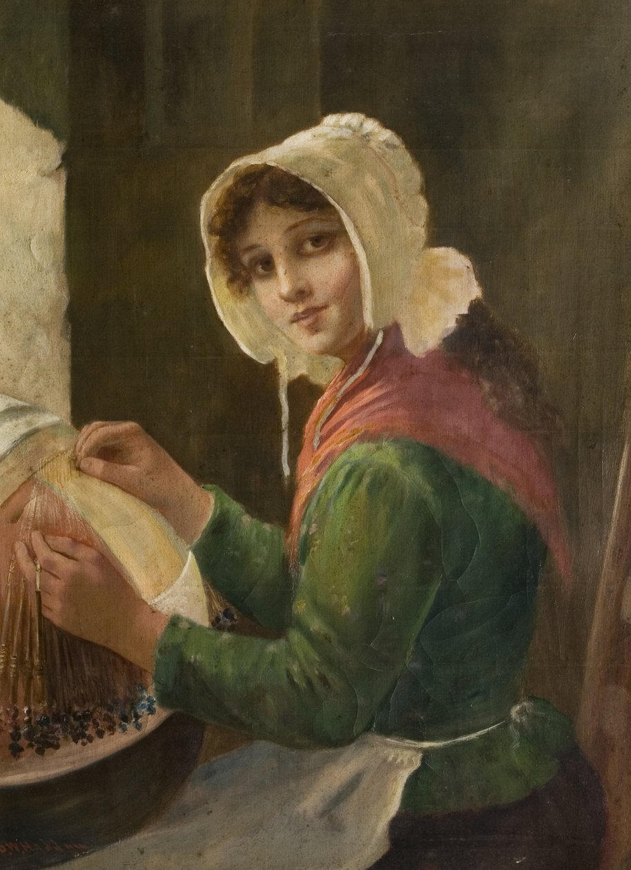 Genç Kadın Dantelciliği, 19. yüzyıl sonu - 20. yüzyıl başı by David W. Haddon