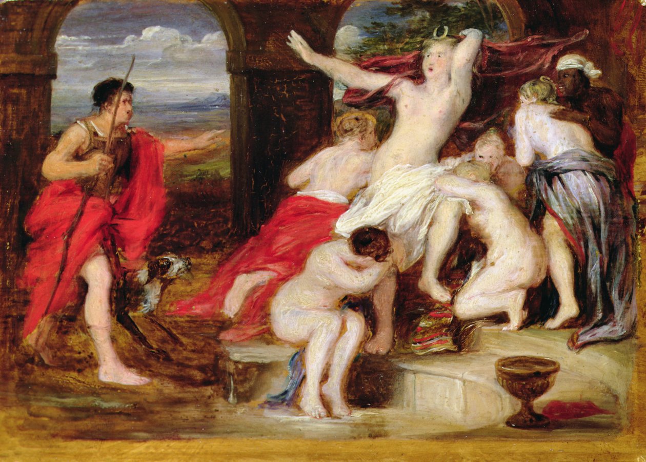 Diana ve Aktaeon by David Wilkie