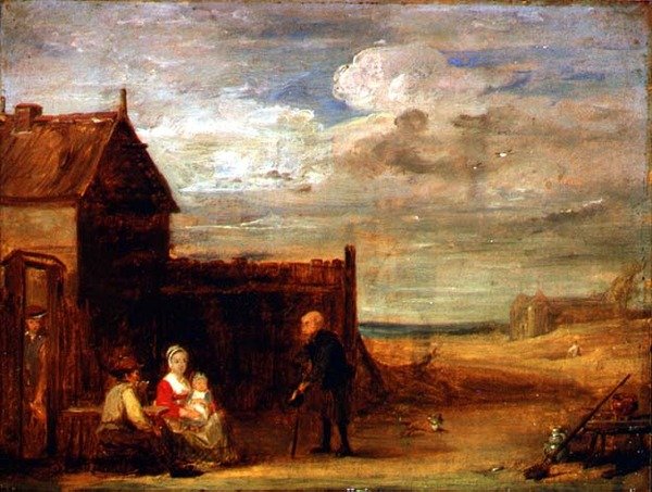 Bir Country Tavern tarafından rakamlar by David Wilkie
