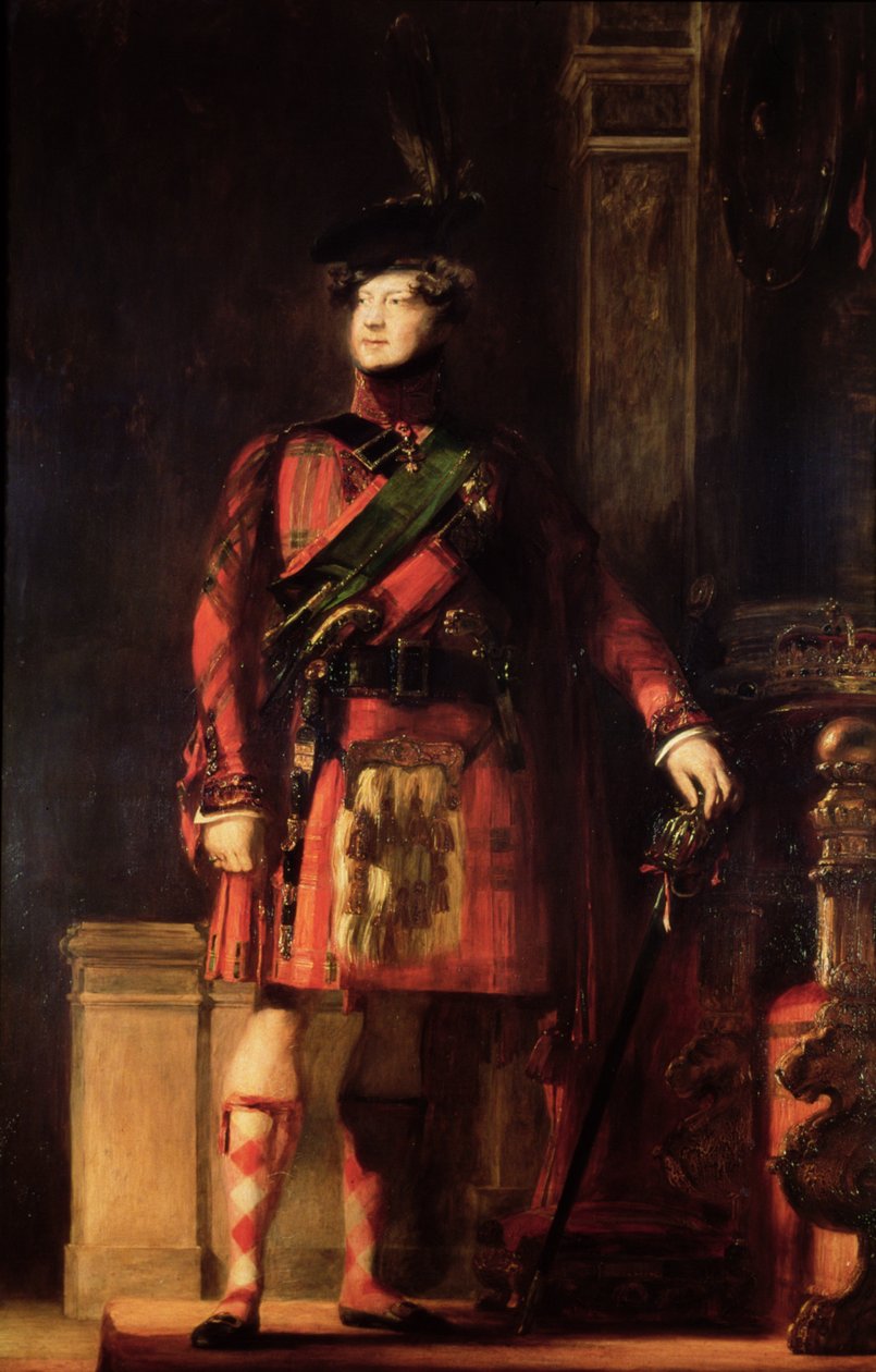 George IV (1762-1830) Highland Dress, 1830 by David Wilkie