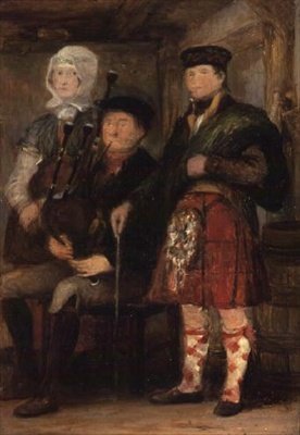 Bir gayda ile yayla iç by David Wilkie