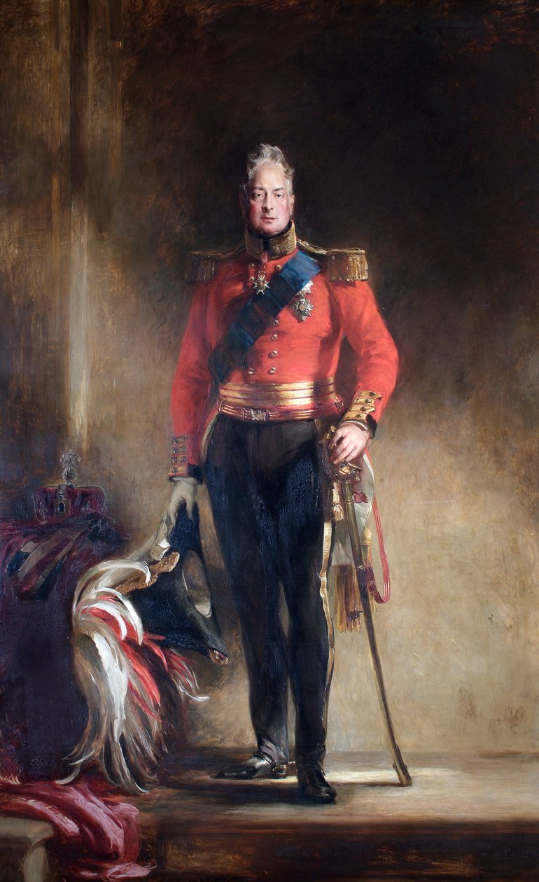 Kral William IV (tuval üzerine yağlıboya) by David Wilkie
