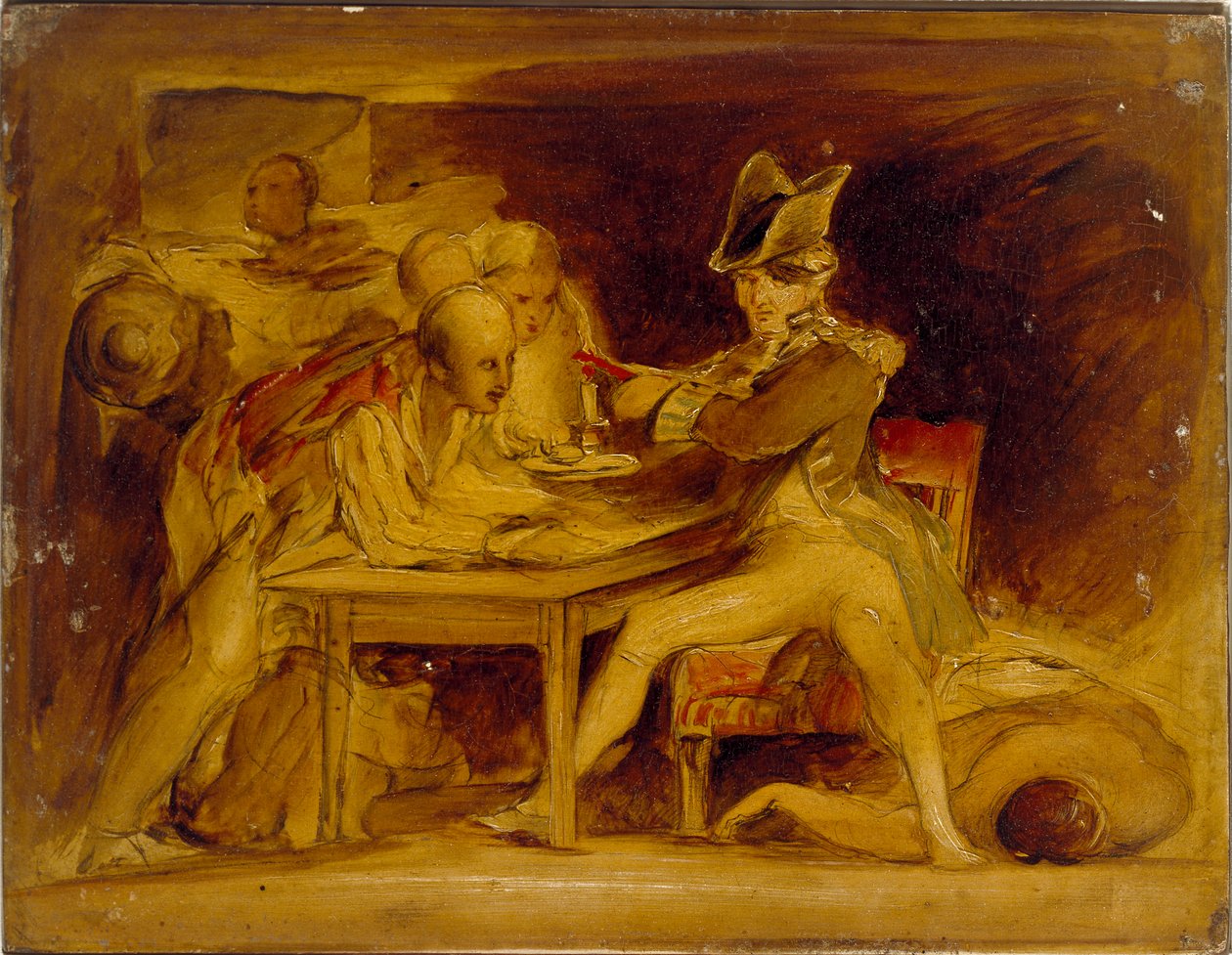 Nelson, Kopenhag mektubunu mühürler, c1835 by David Wilkie