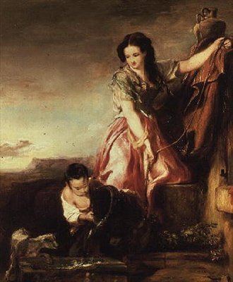 Sancho Panza gençlik günlerinde by David Wilkie