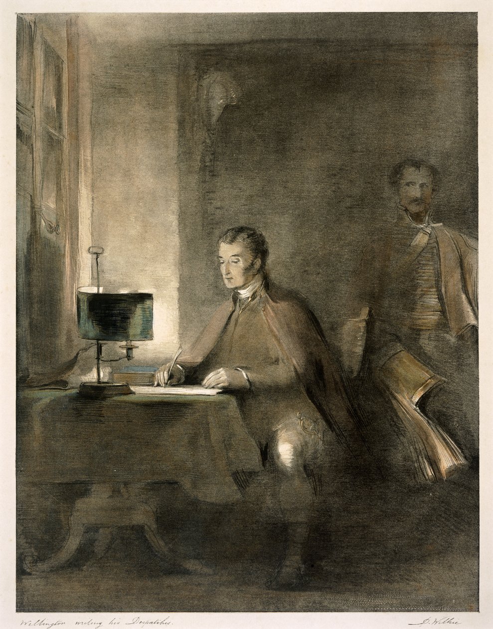 Wellington Gönderilerini Yazıyor by David Wilkie