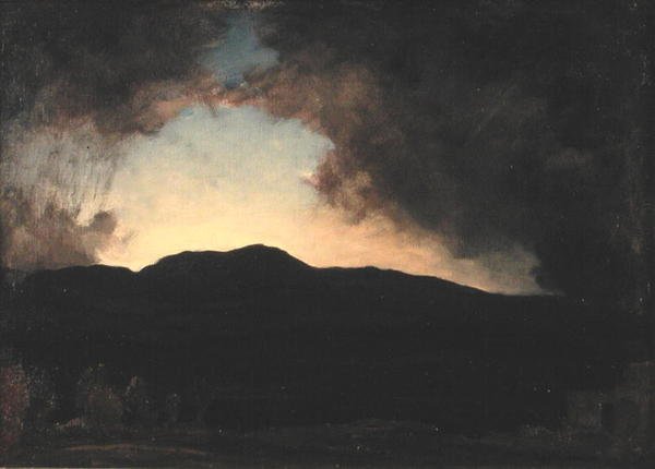 Afterglow, Menteith (tuval üzerine yağlı boya) by David Young Cameron