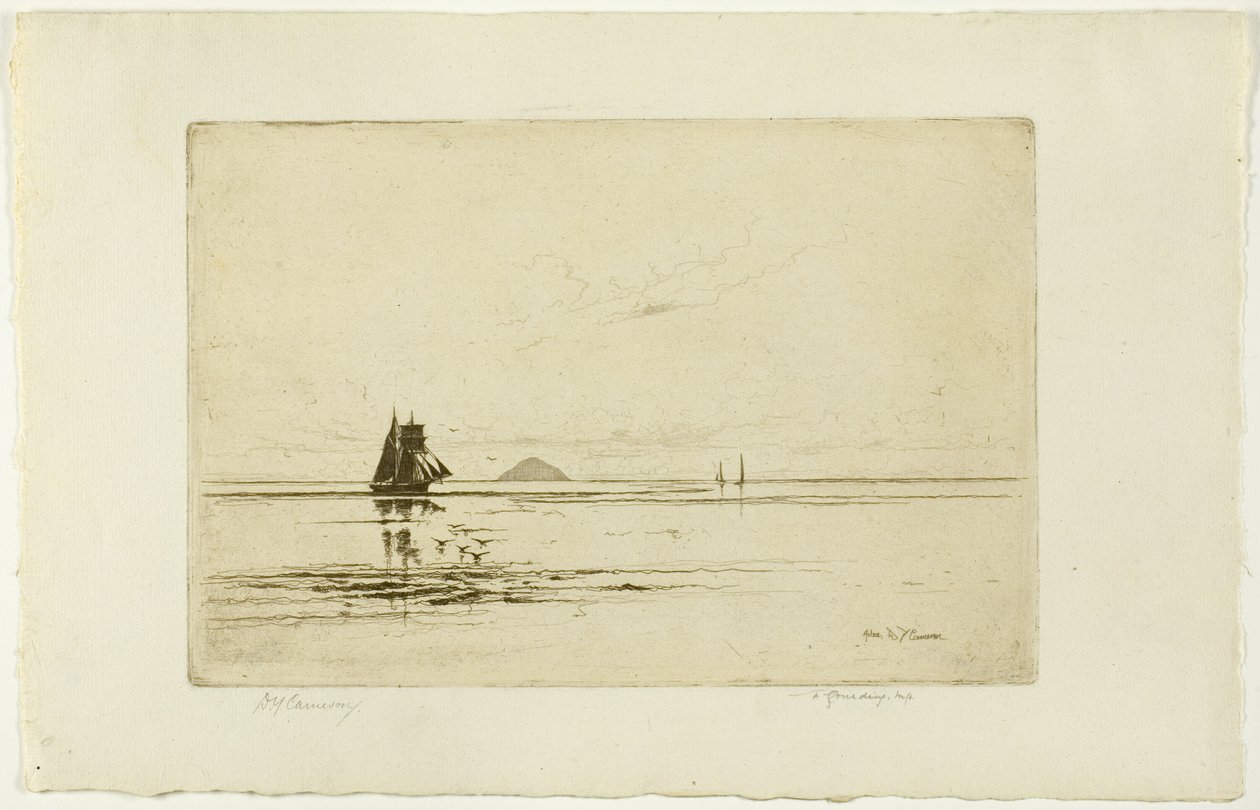 Ailsa, Clyde Setinden yirminci tabak by David Young Cameron