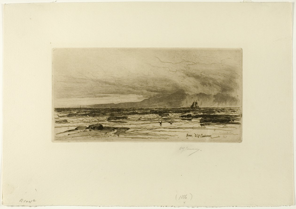 Arran, Clyde Setinden on dört plaka by David Young Cameron