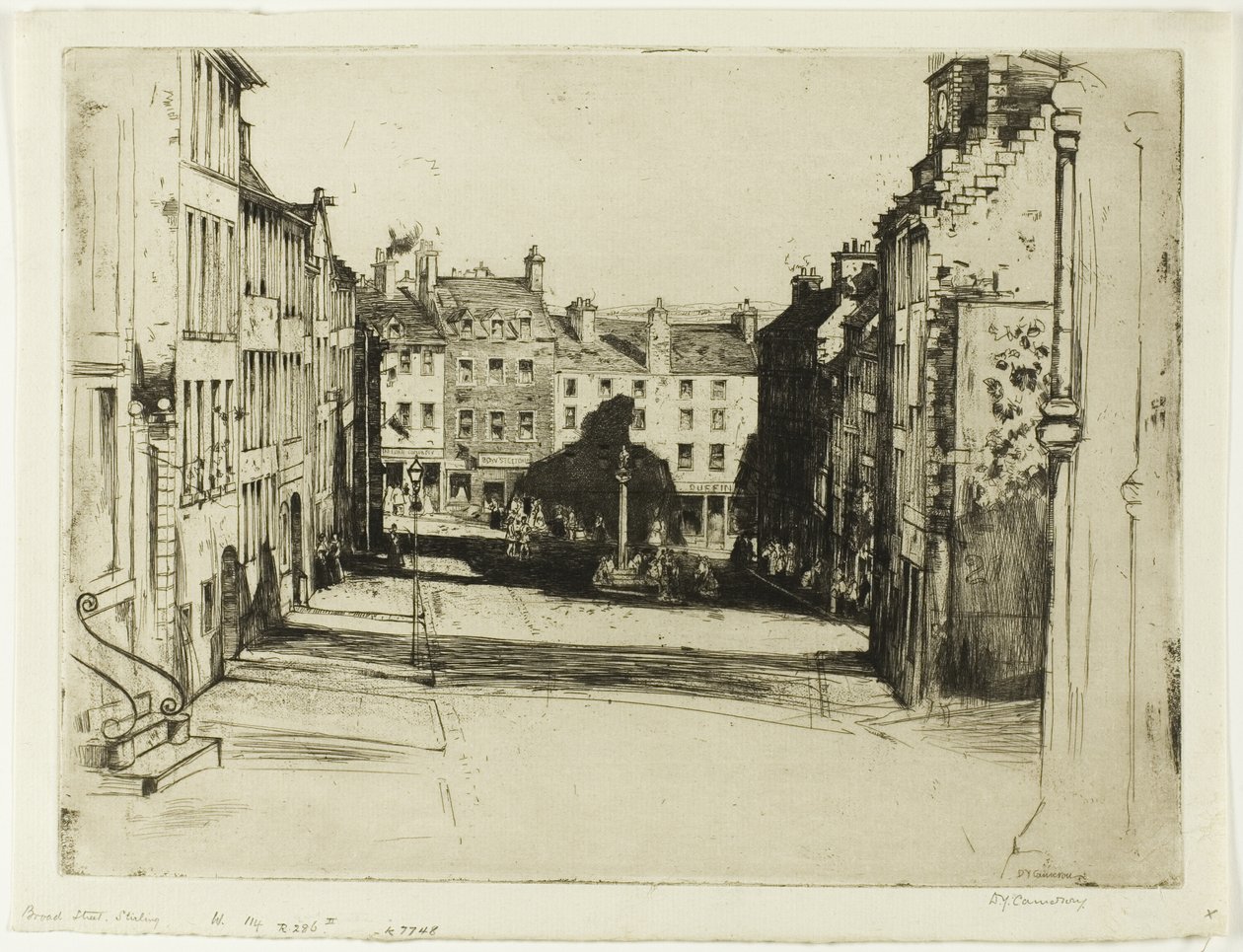Geniş Sokak, Stirling by David Young Cameron