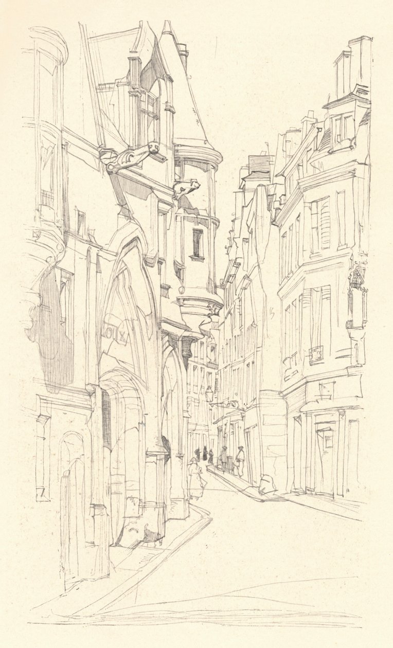 Sens Otel, 1915 by David Young Cameron