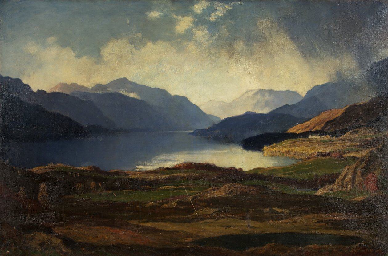 Loch Lomond (tuval üzerine yağlı boya) by David Young Cameron