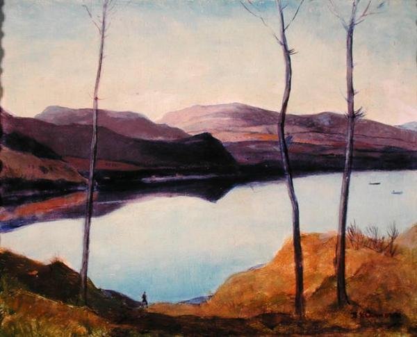 Loch Ness, c.1910 by David Young Cameron