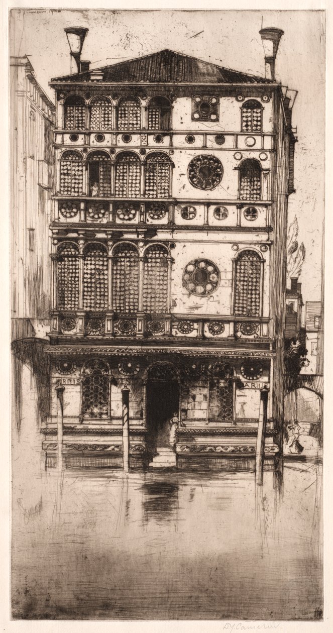 Palazzo Dario, Venedik by David Young Cameron