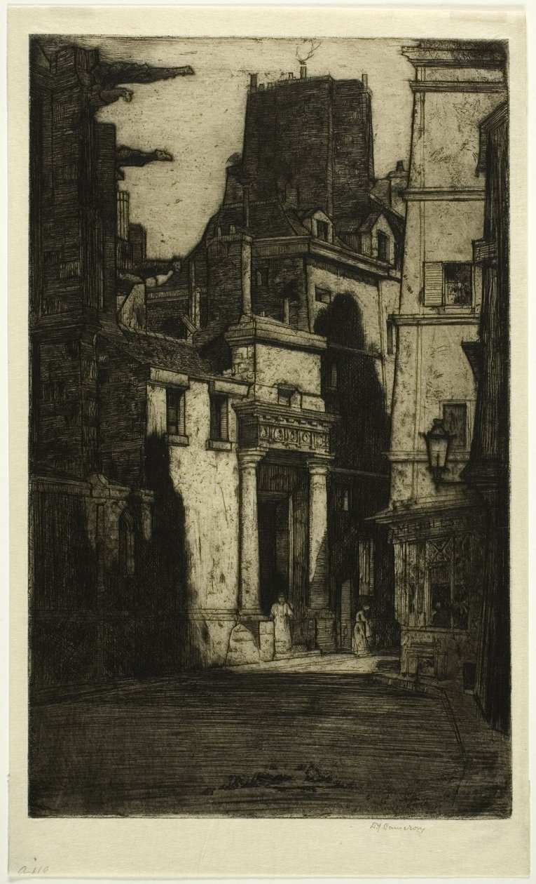 Saint Gervais, Rue des Barres, Paris Setinden dördüncü plaka by David Young Cameron