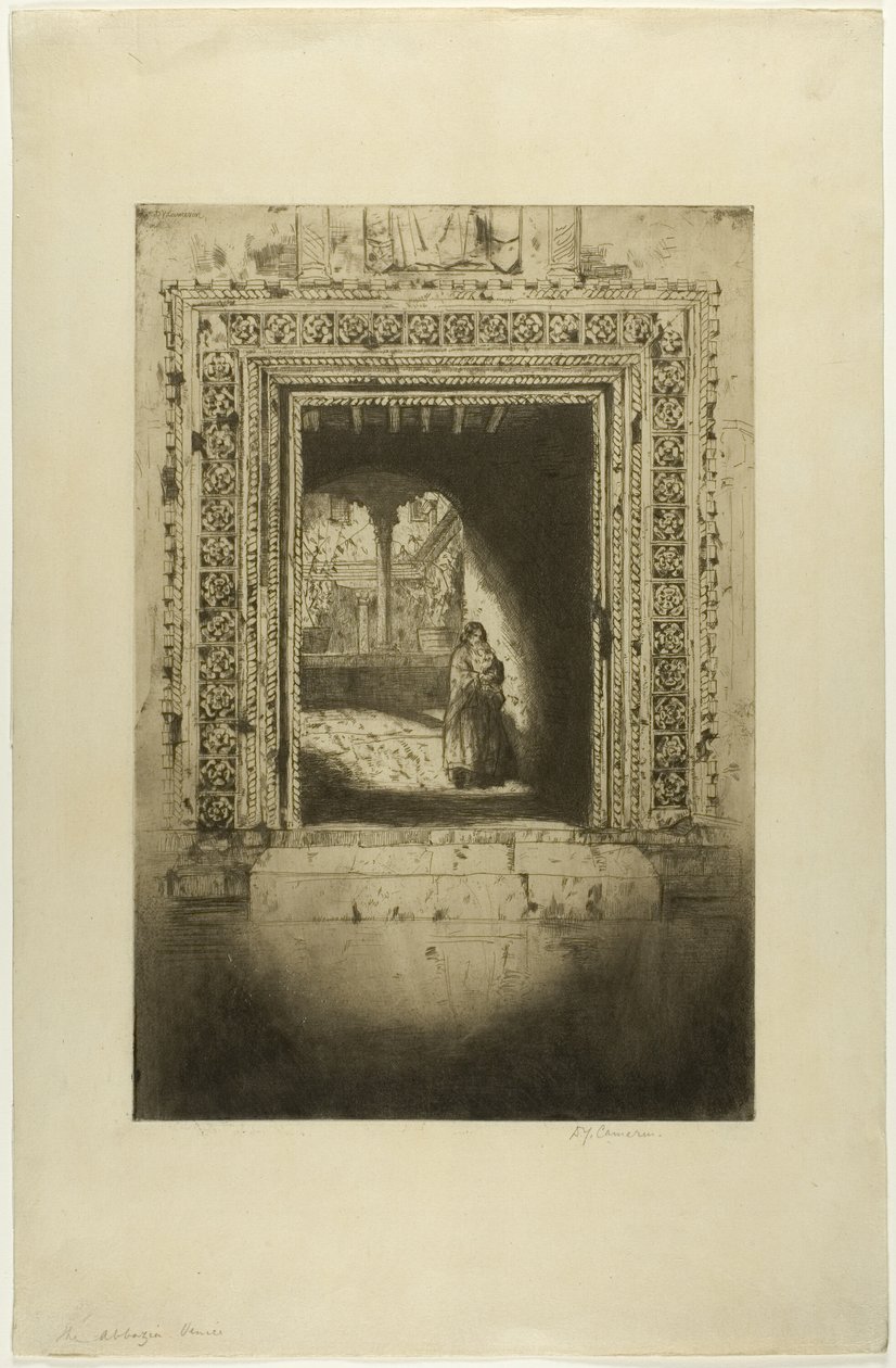 Abbazia, Venedik by David Young Cameron