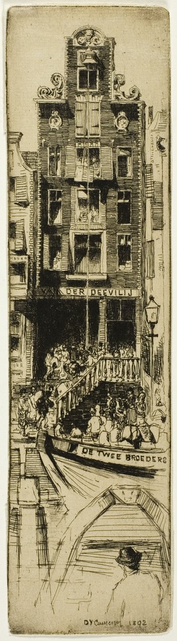 Van der Deevilij, Kuzey Hollanda Setinden altıncı plaka by David Young Cameron
