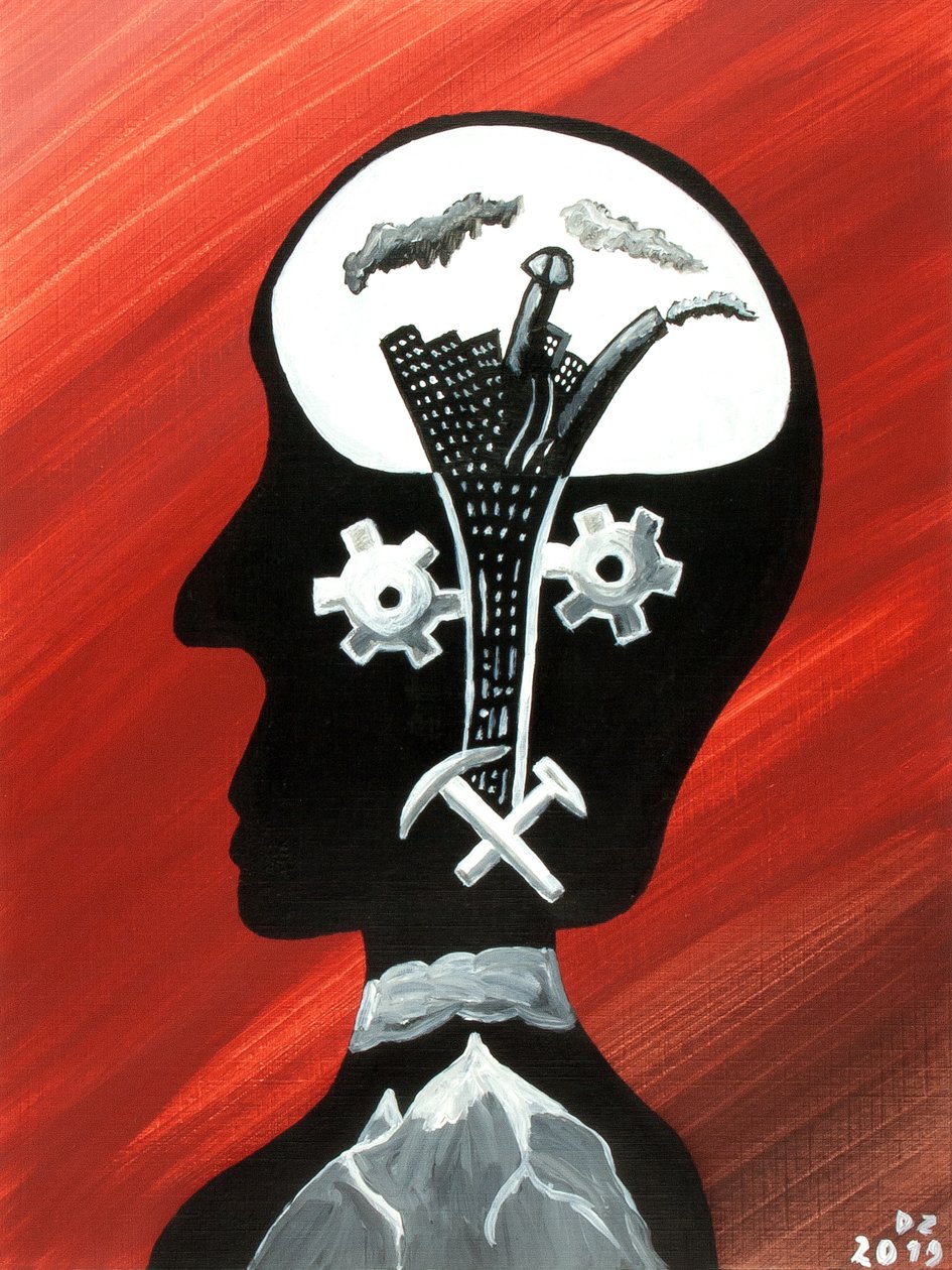 Çelikten yapılmış modern zamanlar by David Zabel