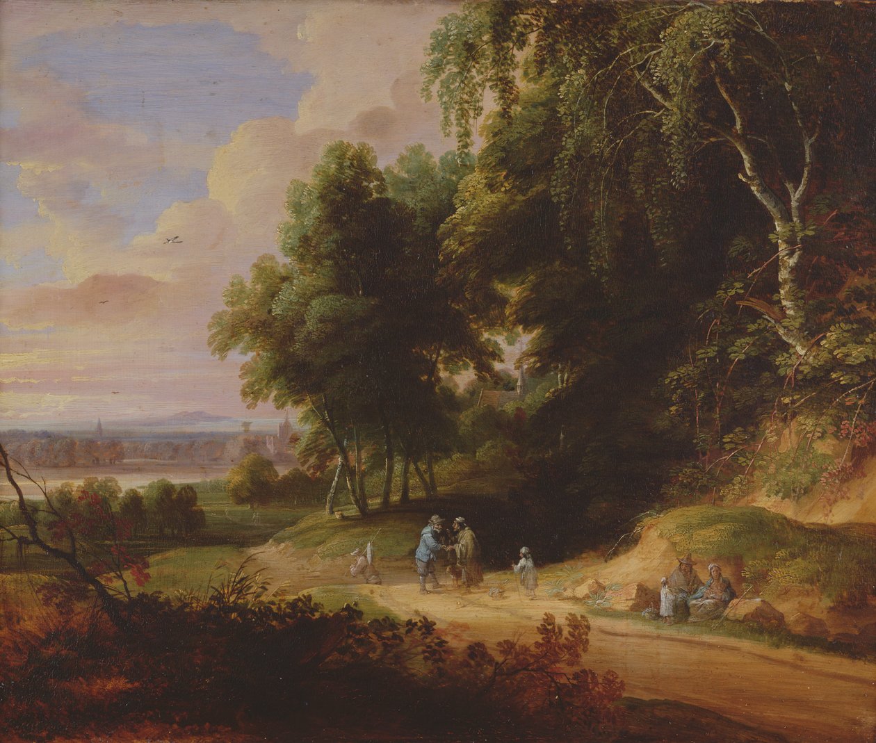 Çingene figürleri ile manzara by David and Vadder Teniers