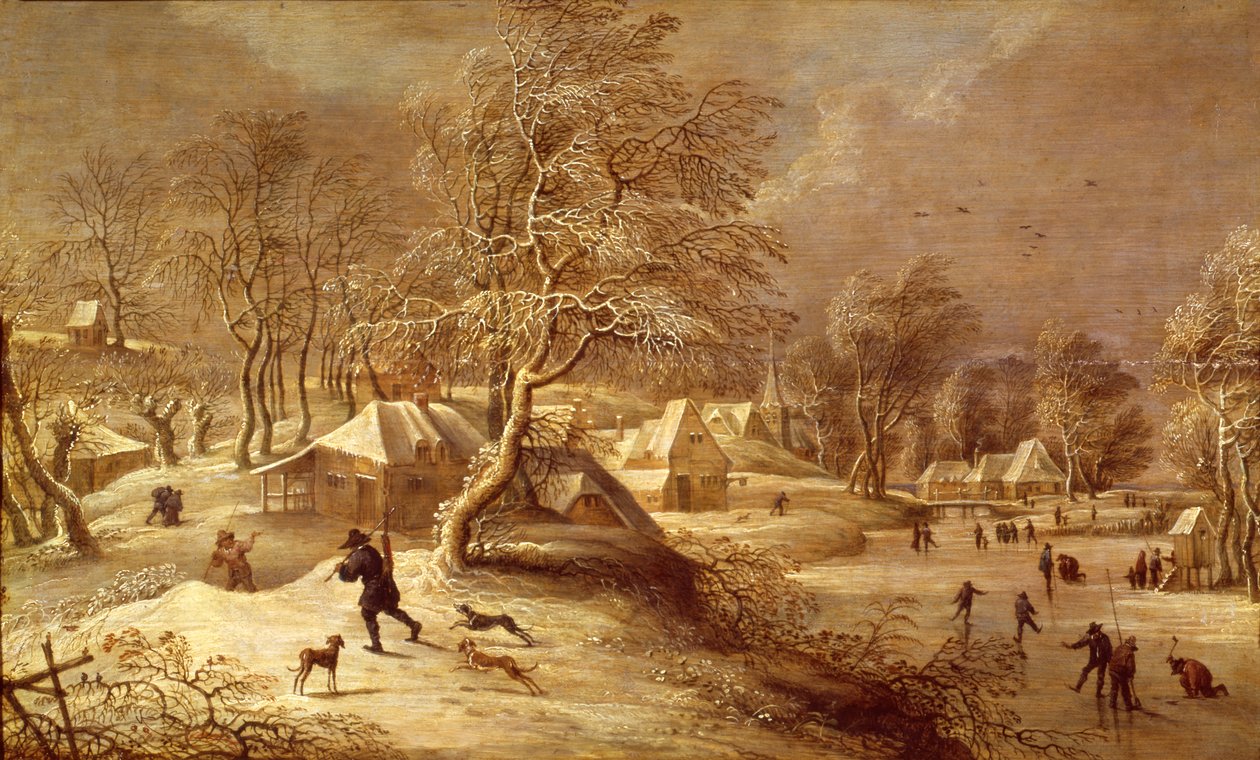 Kar Altında Eski Köy by David Teniers the Elder