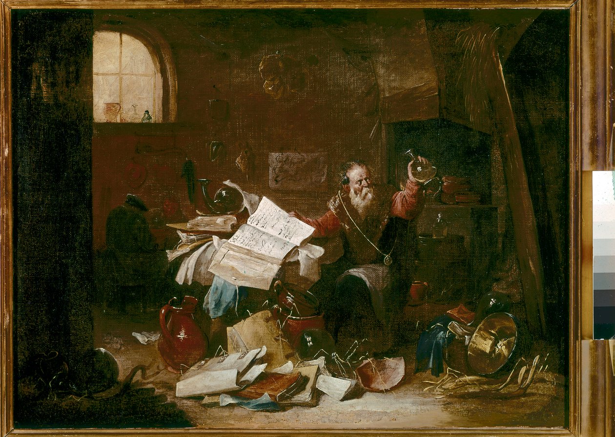 Simyacı by David the Younger (attr. to) Teniers