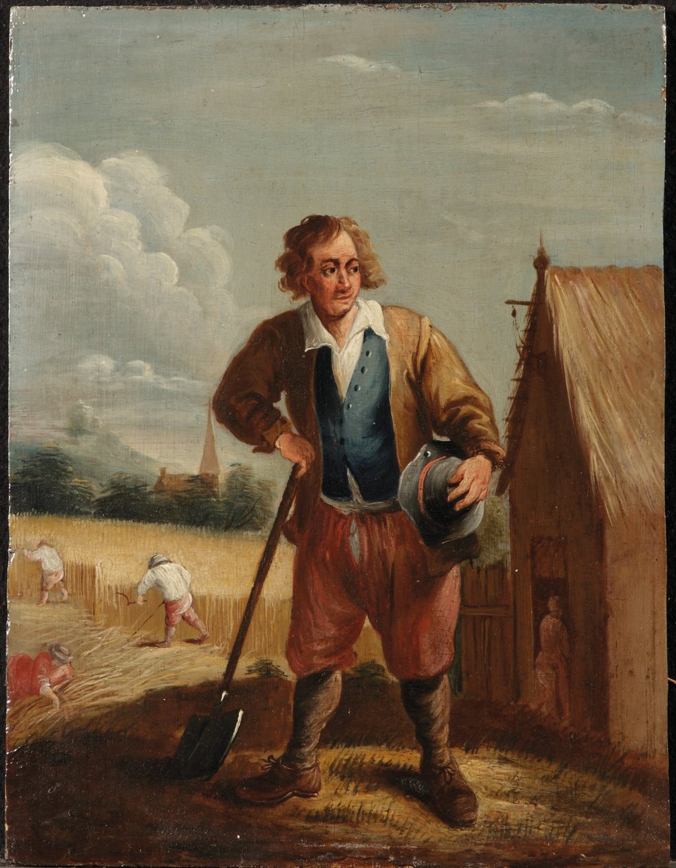 Dört Elementin Bir Alegorisi: Toprak (panelde yağ) by David the Younger (follower of) Teniers