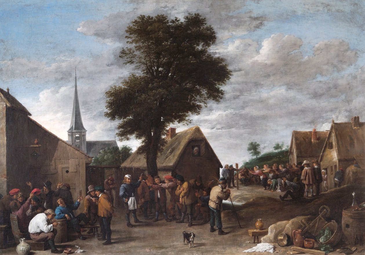 Bir Flaman Köyü Festivali by David Teniers the Younger
