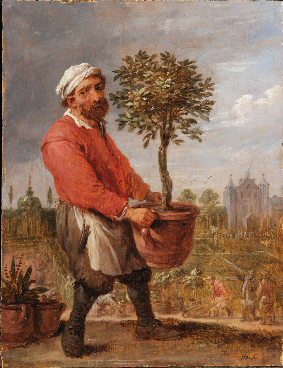 Dört Mevsim Alegori: Bahar by David Teniers the Younger