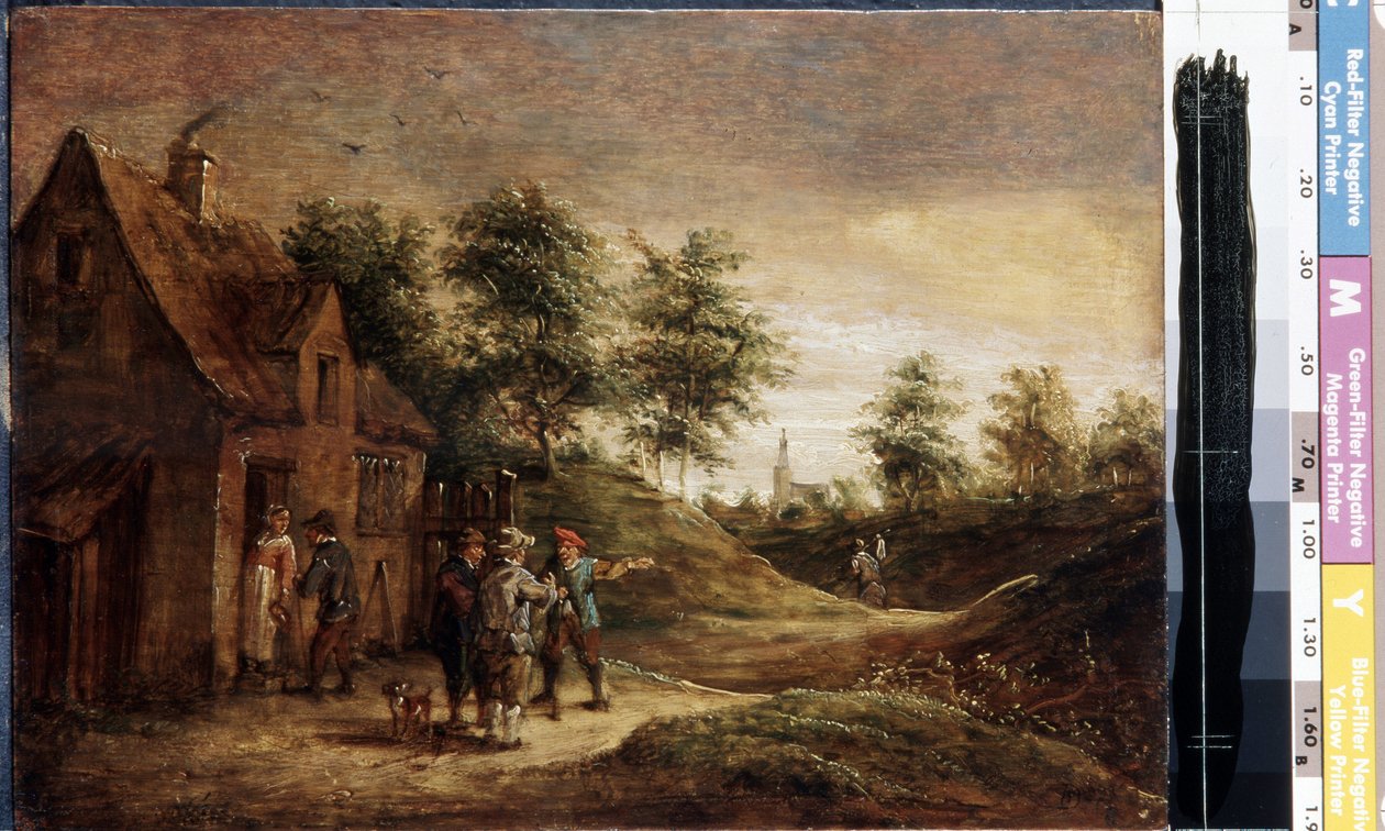 Meyhane önü (Tavernadan Önce). David Teniers