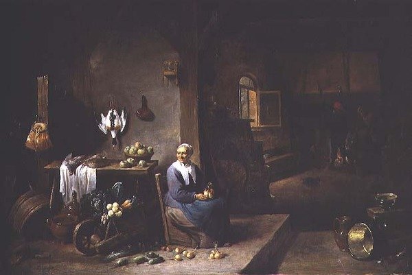 Köylü Konutunun İçi by David Teniers the Younger