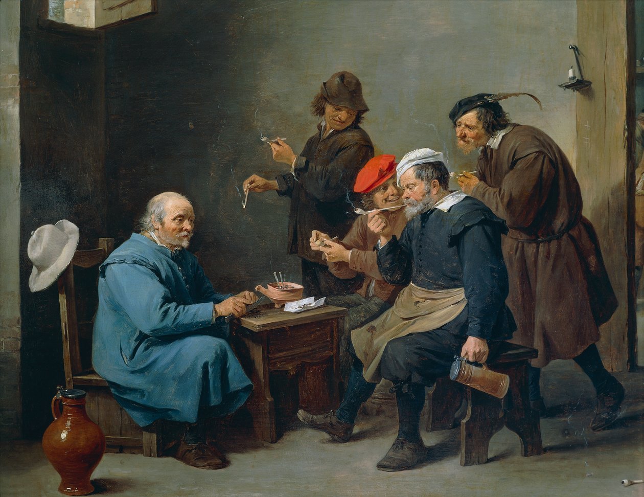 Beyaz Şapkalı Adam by David Teniers the Younger