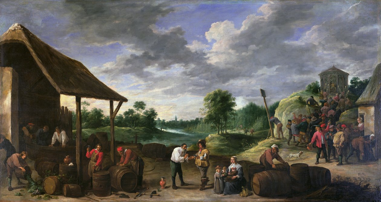 Şarap Hasadı by David Teniers the Younger