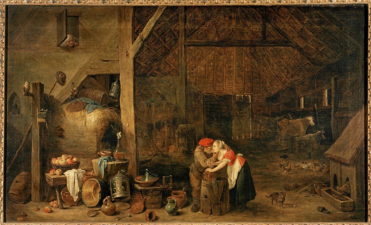 Yaşlı adam ve hizmetçi by David the Younger Teniers