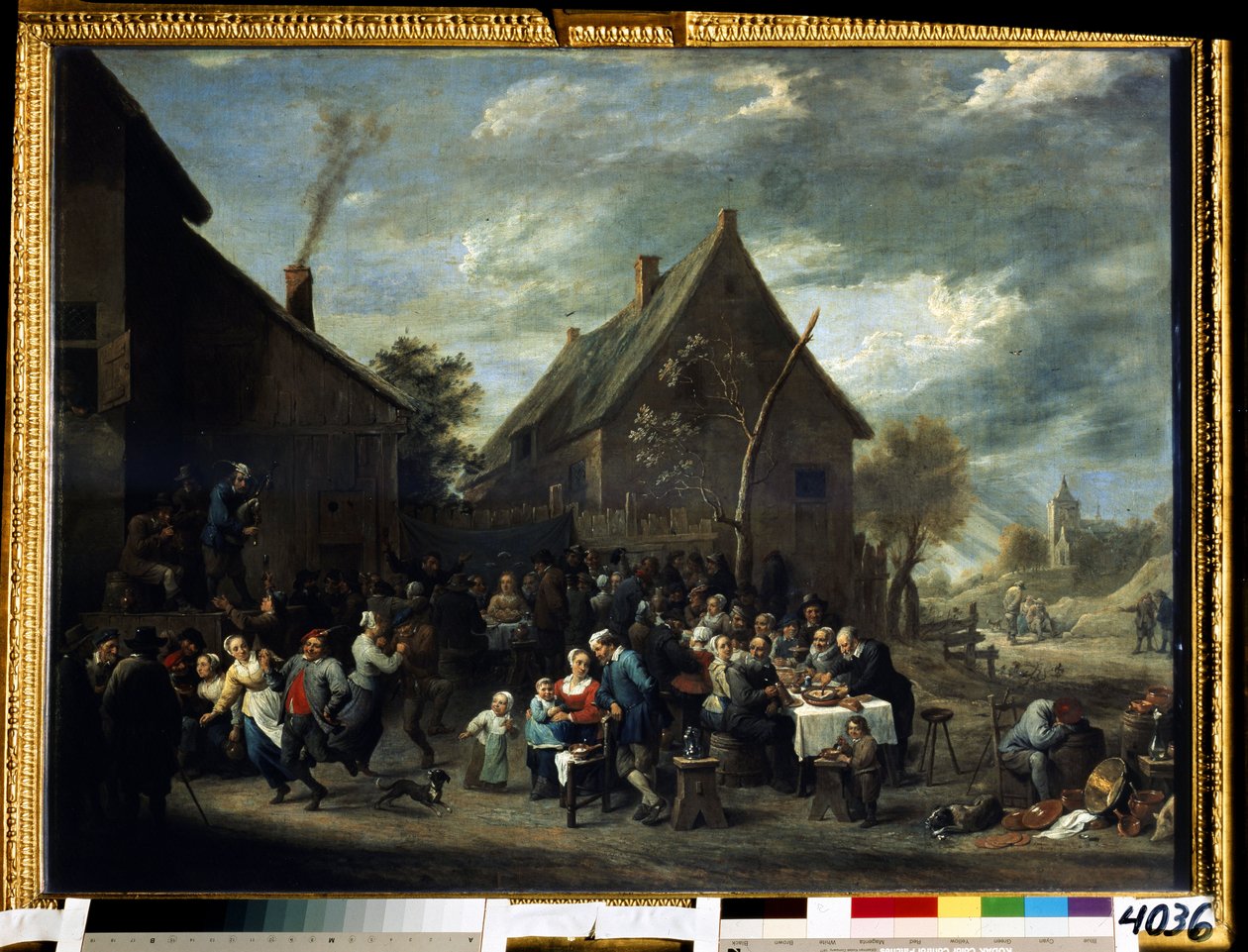 Köylü düğünü. David Teniers