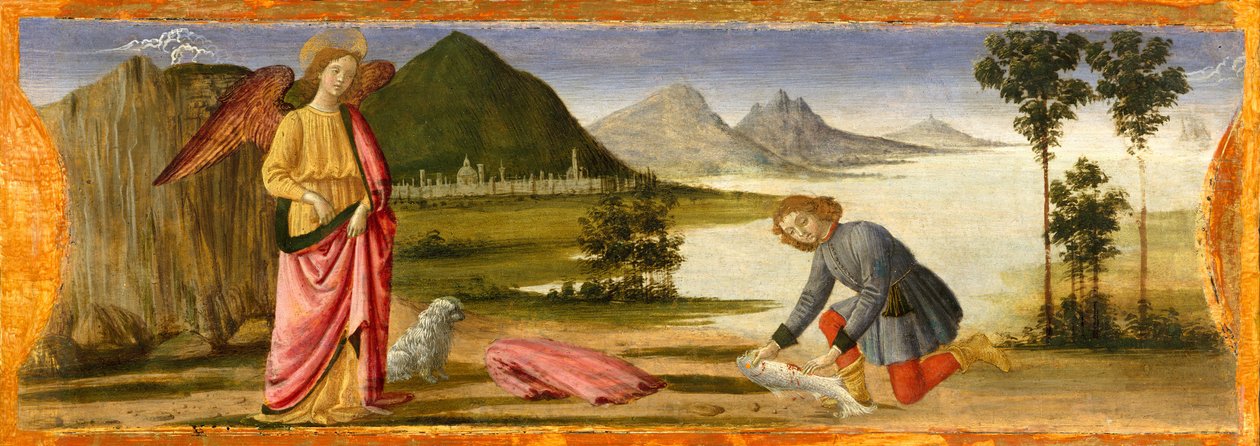 Tobias ve Melek, M.Ö. 1479. by Davide Ghirlandaio