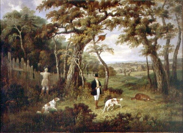 Sülün Çekimi (tuval üzerine yağlı boya) by Dean I Wolstenholme