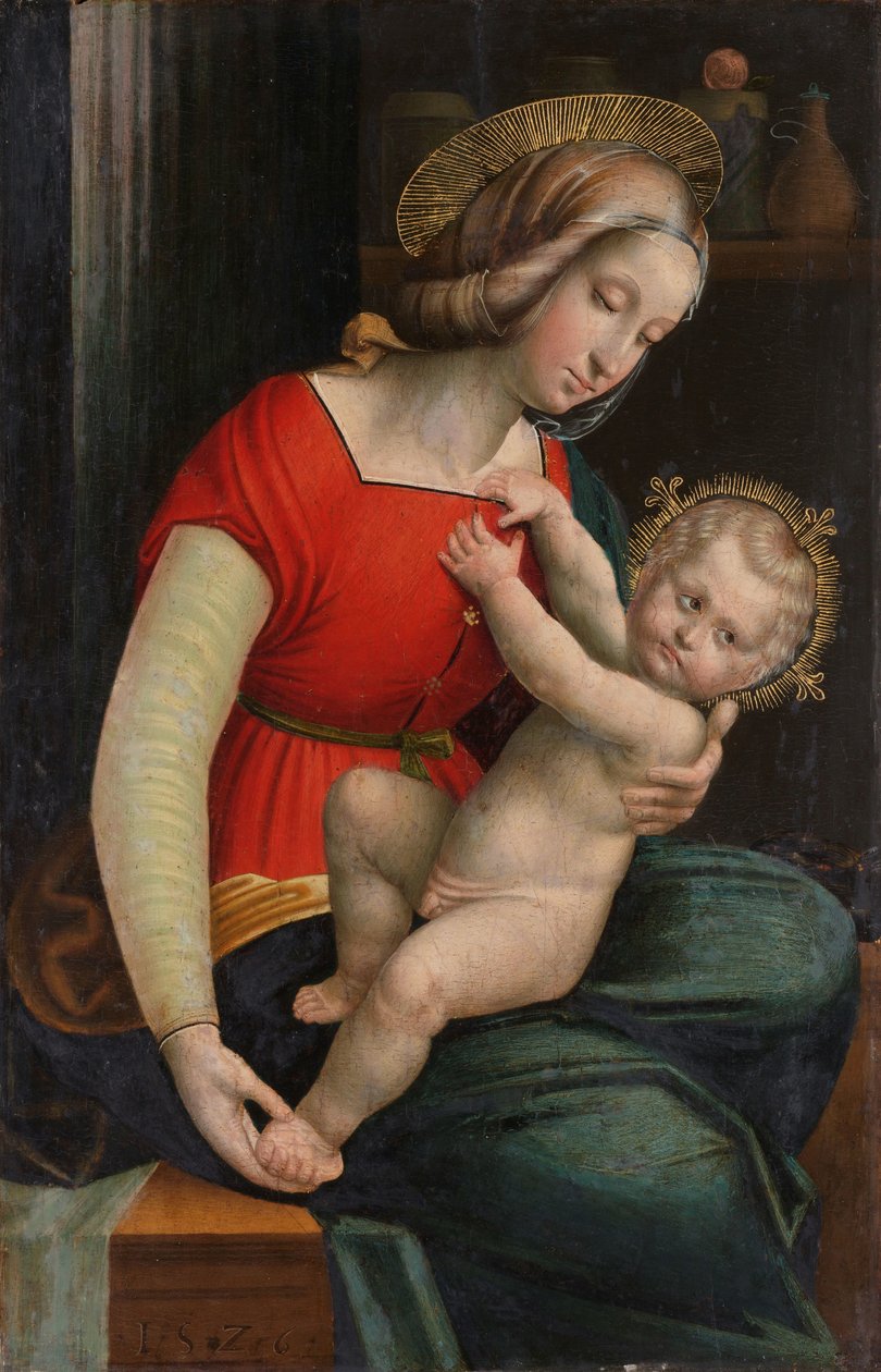 madonna ve çocuk by Defendente Ferrari