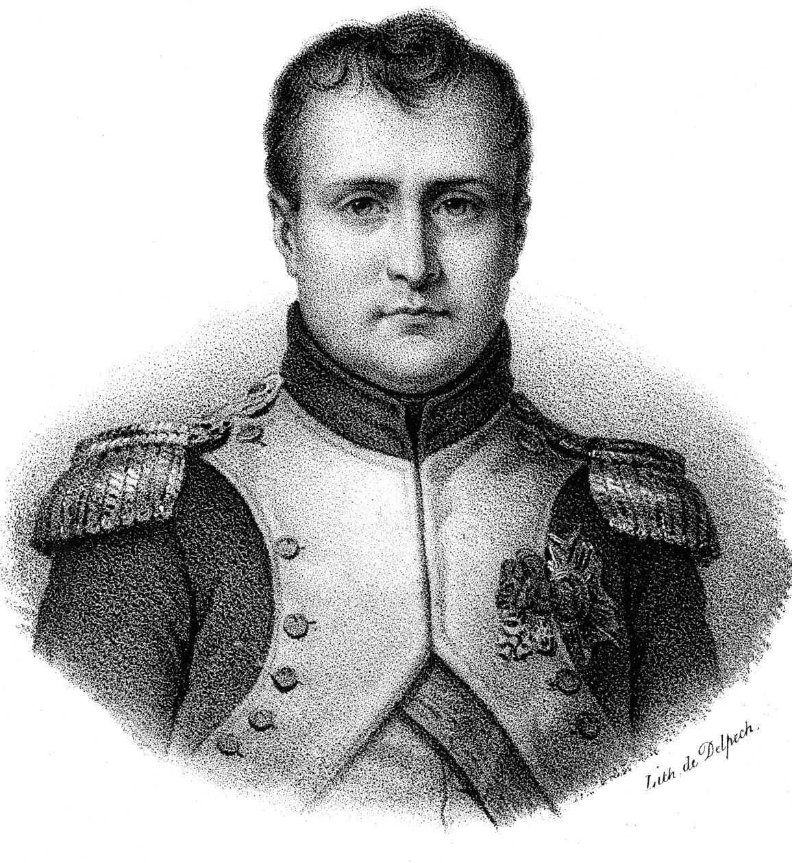 Napolyon I Bonaparte 1769-1821, Fransa İmparatoru 1804, c1830 by Delpech