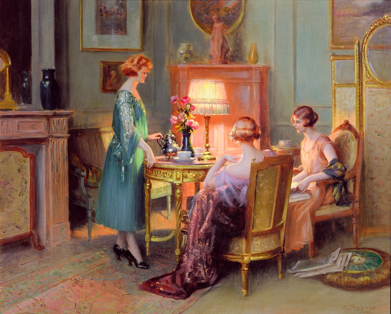 Lamba ışığında çay by Delphin Enjolras