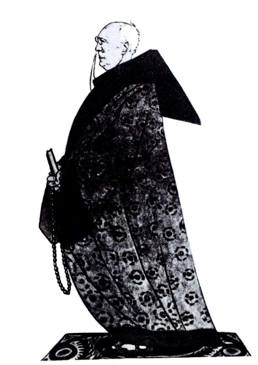 Fyodor Sologub 18631927 Magazin Satirikon için çizim, 1913 by Deni