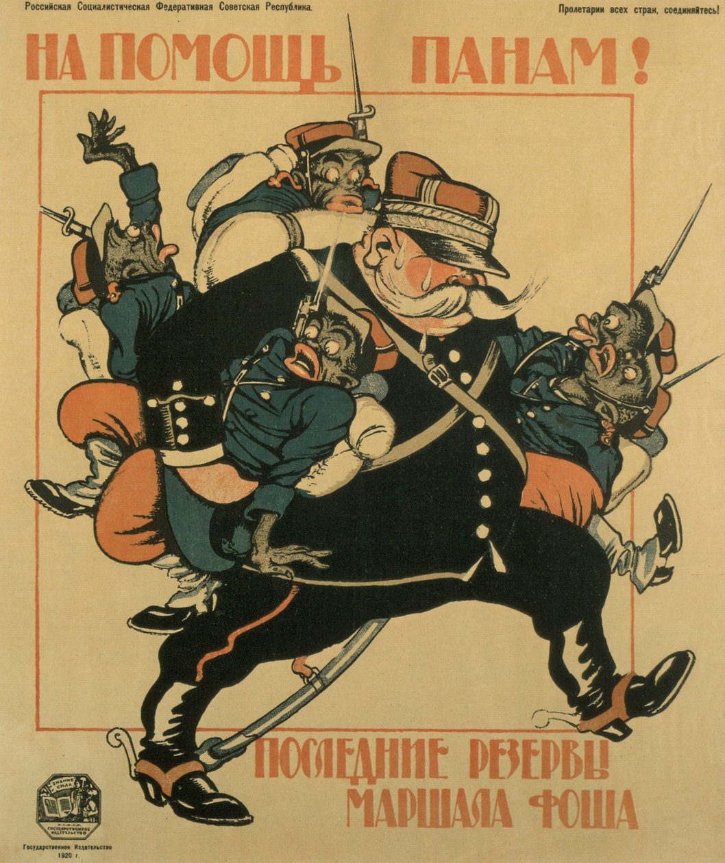Tavaların yardımına. Mareşal Foch Poster