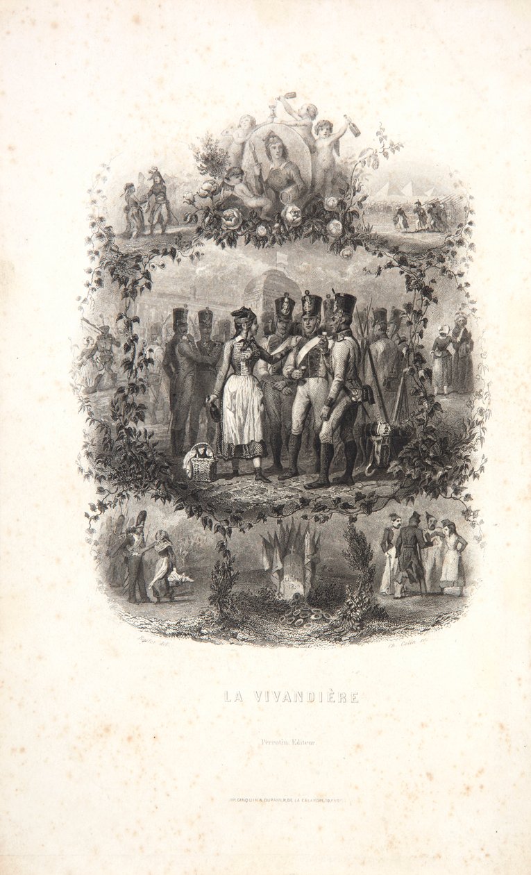 Vivandiere by Denis Auguste Marie Raffet