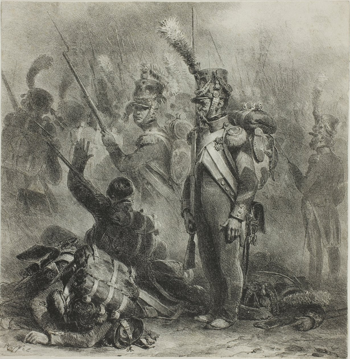 Sıraları Kapat by Denis Auguste Marie Raffet