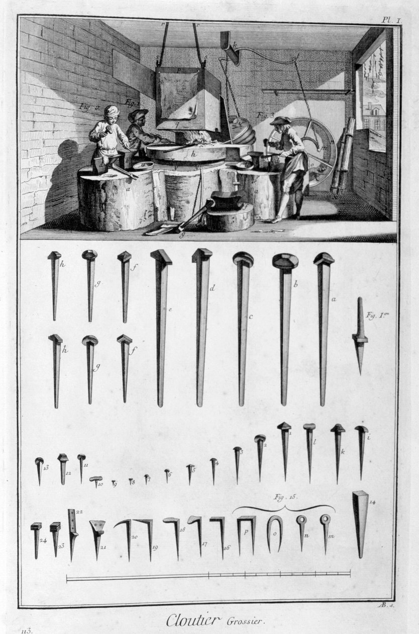 Çivi ustası, 1751-1777 by Denis Diderot