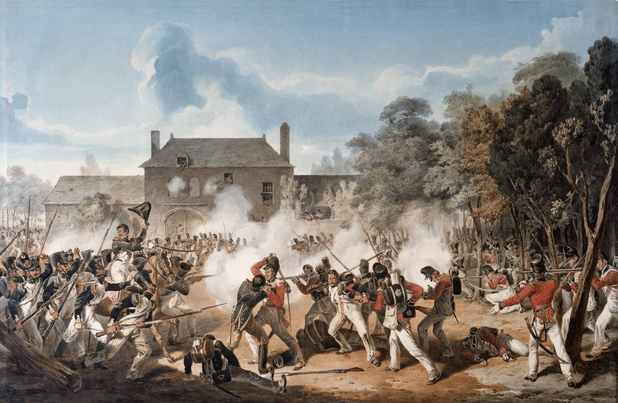 Kanat Bölüğü tarafından Chateau de Hougoumont