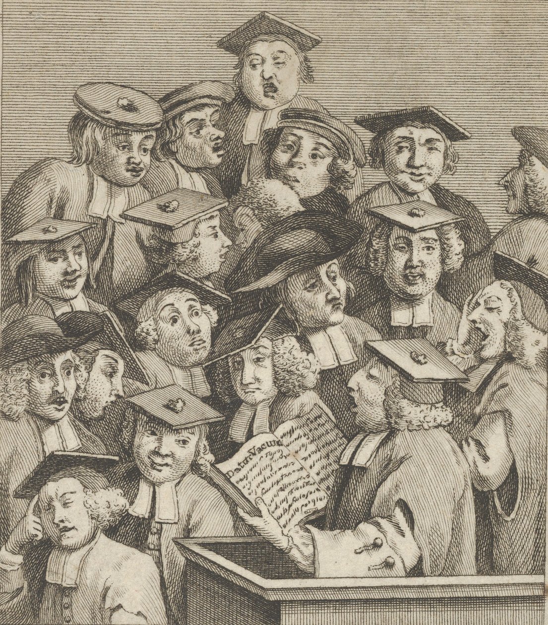 Bir Konferansta Bilginler, ca. 1800. by Dent