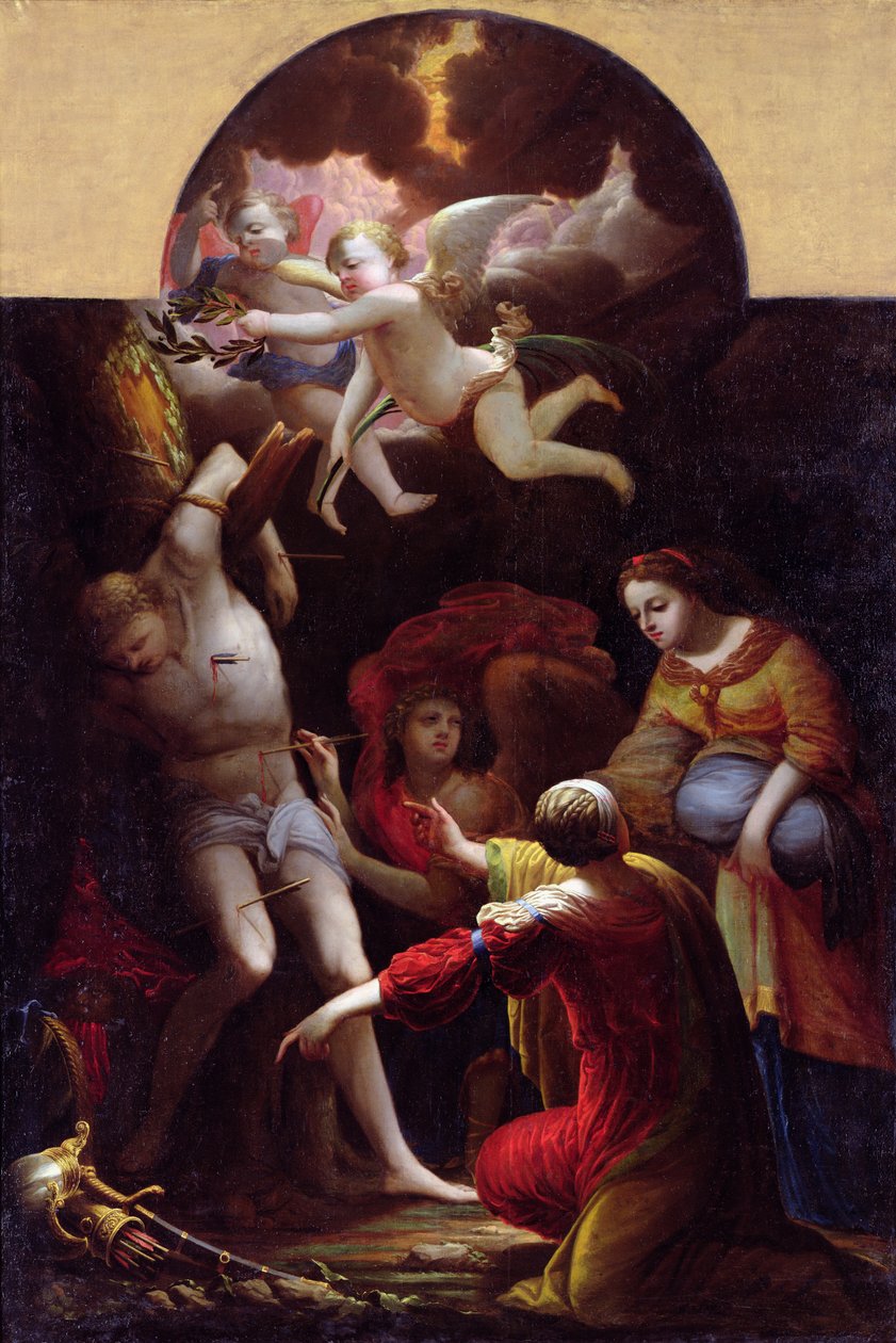 St. Sebastian  by Denis Calvaert