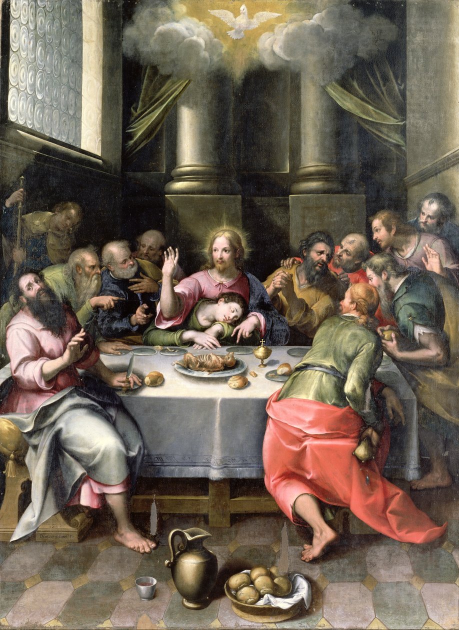 Son Akşam Yemeği, 1611 by Denis Calvaert