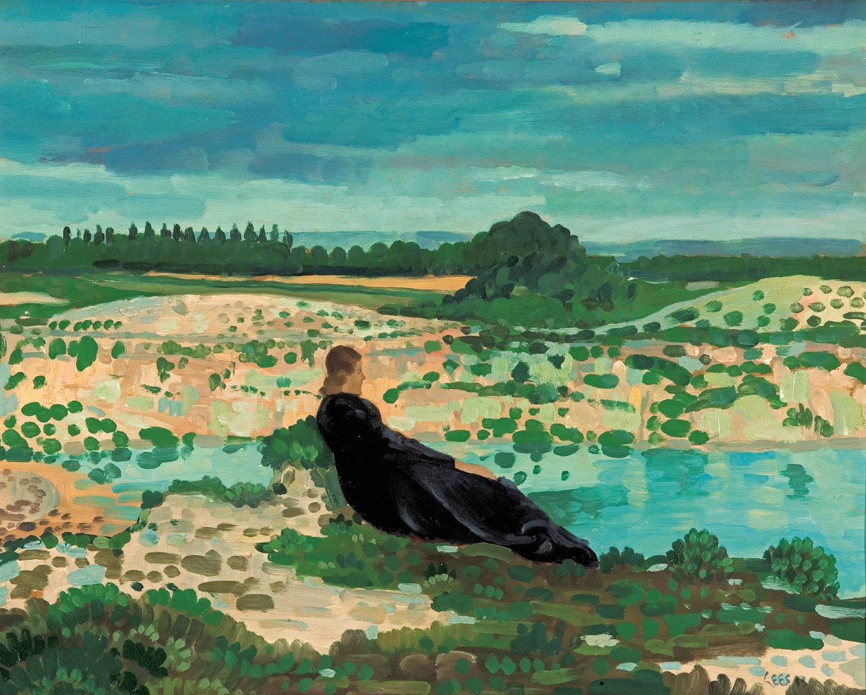 Lyndra, Mavi Havuz, Dorset by Derwent Lees