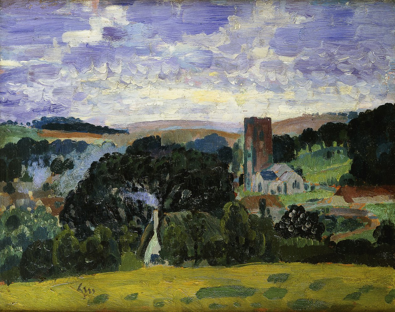 Aldbourne, Wiltshire, by Derwent Lees