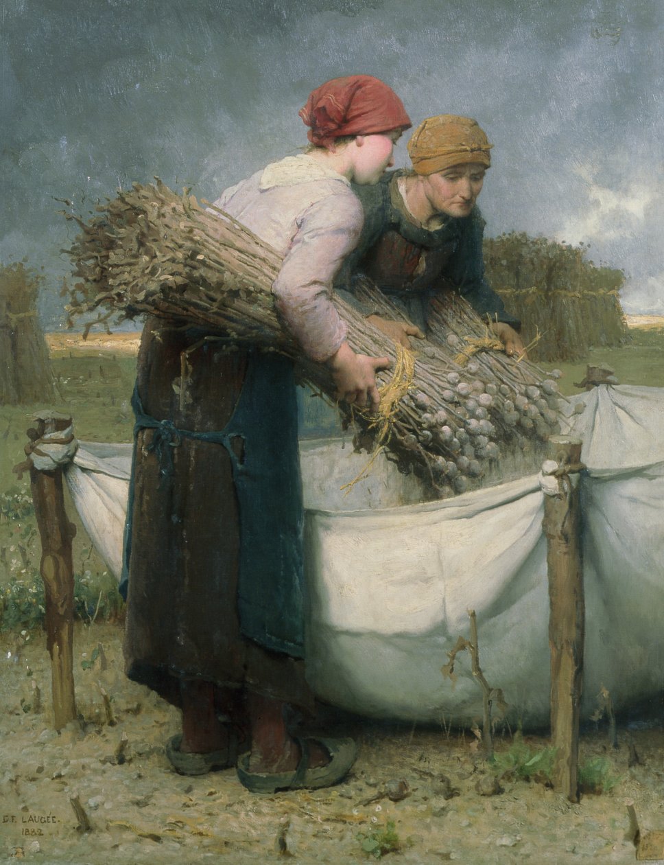 Tarladaki Kadınlar, 1882 by Desire Francois Laugee